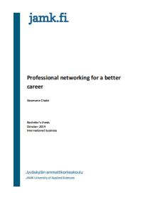 Image of Professional networking for a better career